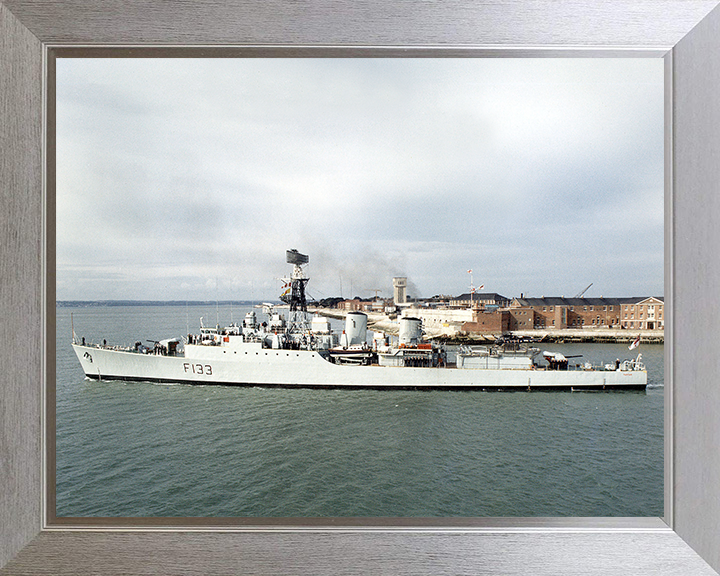 HMS Tartar (F133) Photo Print - Leaving Portsmouth - Royal Navy Tribal Class Frigate