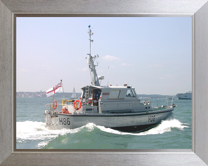 HMS Gleaner H86 | Photo Print | Framed Print | Poster | Survey Motor Launch | Royal Navy Hampshire Prints