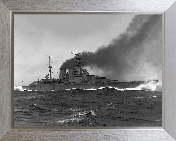 HMS Hood (51) | Photo Print | Framed Print | Admiral Class | Battlecruiser | Royal Navy Hampshire Prints