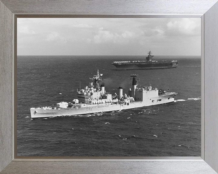 HMS Blake (C99) Photo Print - At Sea 1975 - Royal Navy Tiger Class Light Cruiser