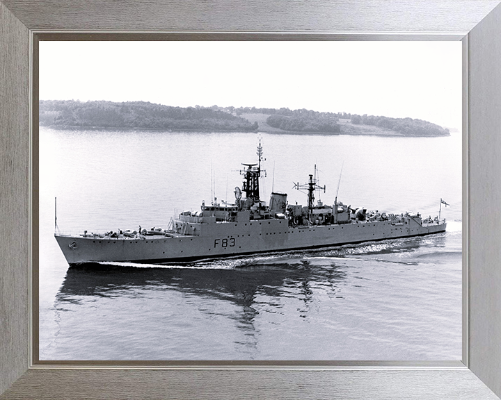 HMS Ulster (F83) Photo Print- Plymouth Sound 1969 - Royal Navy Type 15 Frigate
