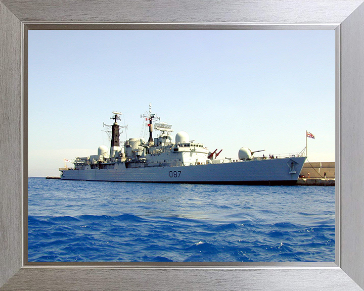HMS Newcastle (D87) Photo Print - Rhodes 2000 - Royal Navy Type 42 Destroyer