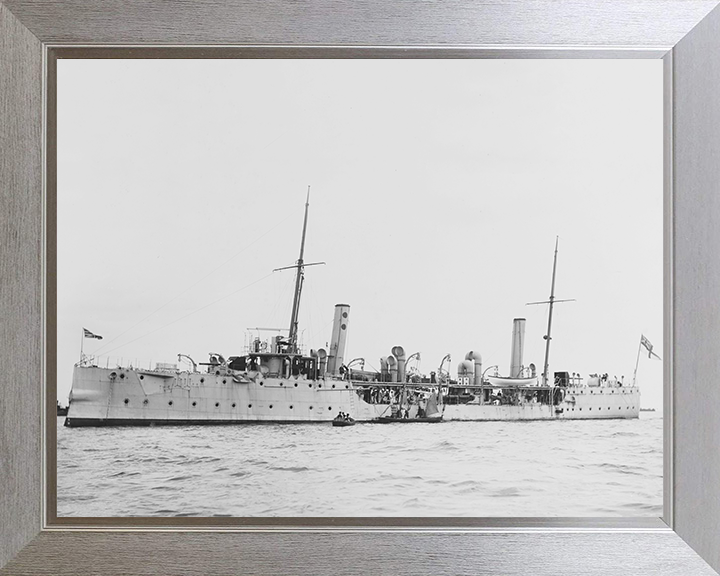 HMS Harrier (1894) | Photo Print | Framed Print | Drayad Class | Gunship | Royal Navy Hampshire Prints