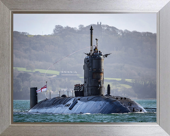 HMS Trenchant S91 Royal Navy Trafalgar class Submarine Photo Print or Framed Print - Hampshire Prints