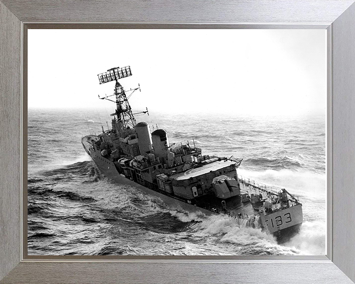 HMS Tartar (F133) Photo Print - At Sea 1970 - Royal Navy Tribal Class Frigate