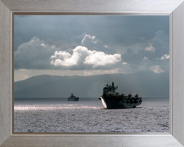 HMS Ocean (L12) Photo Print - Off Turkey 2000 - Royal Navy Landing Platform Helicopter
