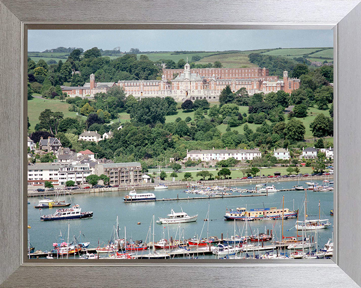 Britannia Royal Naval College Dartmouth and River Dart Photo Print - Royal Navy Training Establishment