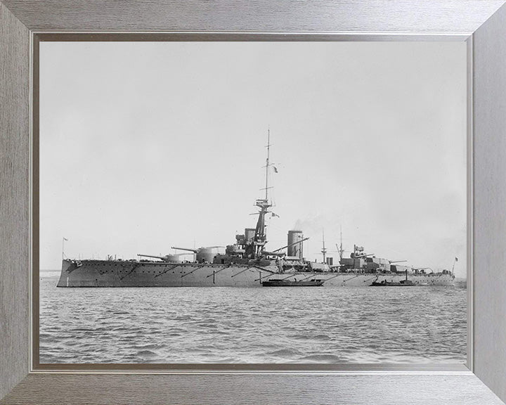 HMS Monarch (1911) Royal Navy pre dreadnought Battleship Photo Print or Framed Print - Hampshire Prints