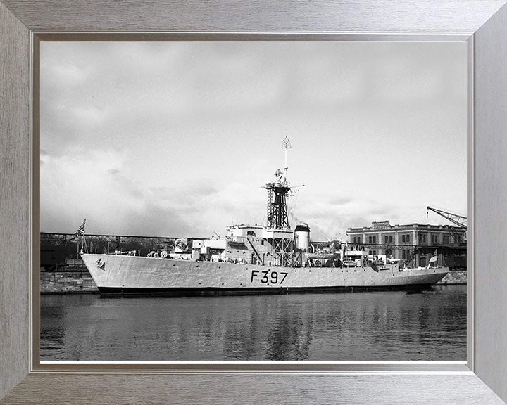 HMS Launceston Castle F397 (K397) Royal Navy Castle class corvette Photo Print or Framed Print - Hampshire Prints