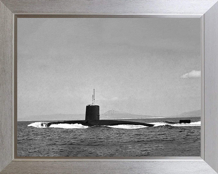 HMS Conqueror S48 Royal Navy Churchill class Submarine Photo Print or Framed Print - Hampshire Prints