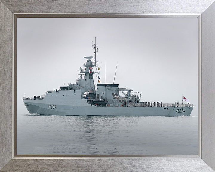 HMS Spey P234 Royal Navy River class patrol vessel Photo Print or Framed Print - Hampshire Prints