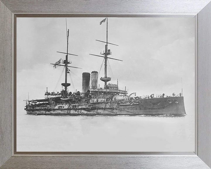 HMS Glory (1899) Royal Navy pre dreadnought Photo Print or Framed Print - Hampshire Prints