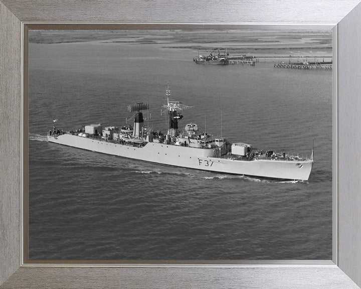 HMS Jaguar F37 Royal Navy Leopard class Frigate Photo Print or Framed Print - Hampshire Prints