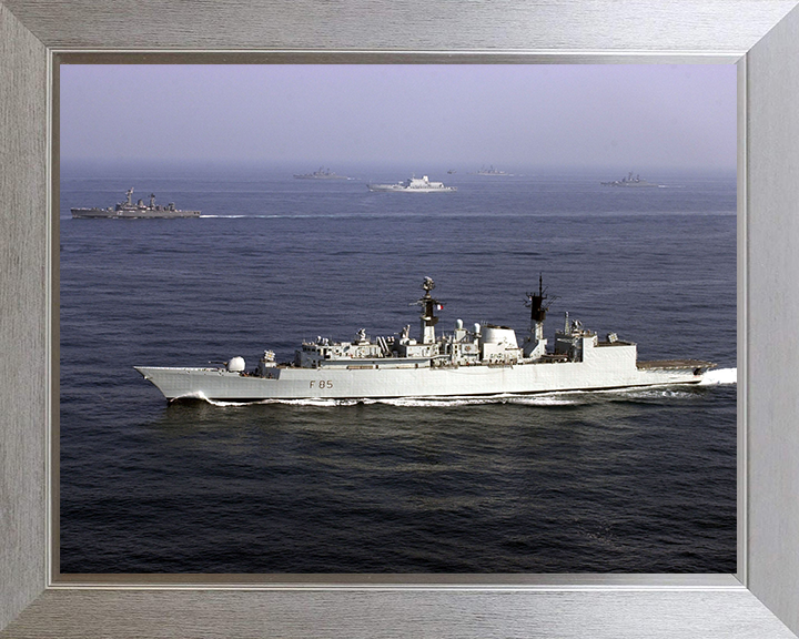 HMS Cumberland (F85) Photo Print - At sea 2000 - Royal Navy Type 22 Frigate