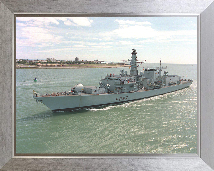 HMS Westminster (F237) Photo Print - Off Portsmouth 2001 - Royal Navy Type 23 Frigate