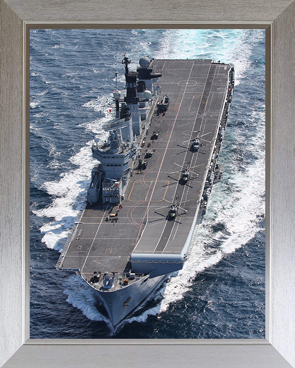 HMS Illustrious R06 | Photo Print | Framed Print | Invincible Class | Aircraft Carrier | Royal Navy Hampshire Prints