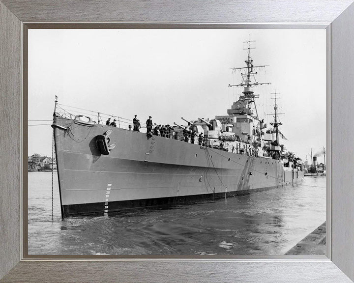 HMS Black Prince (81) | Photo Print | Framed Print | Dido Class | Light Cruiser | Royal Navy Hampshire Prints