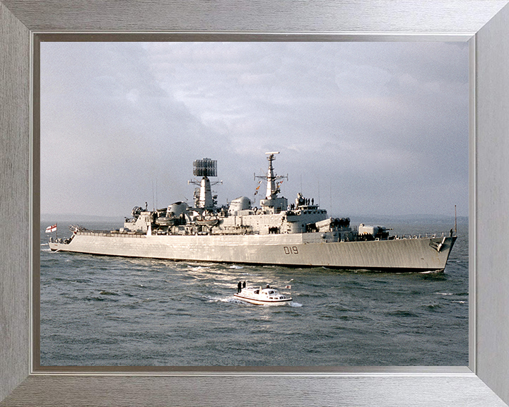 HMS Glamorgan D19 Royal Navy County class Destroyer Photo Print or Framed Print - Hampshire Prints