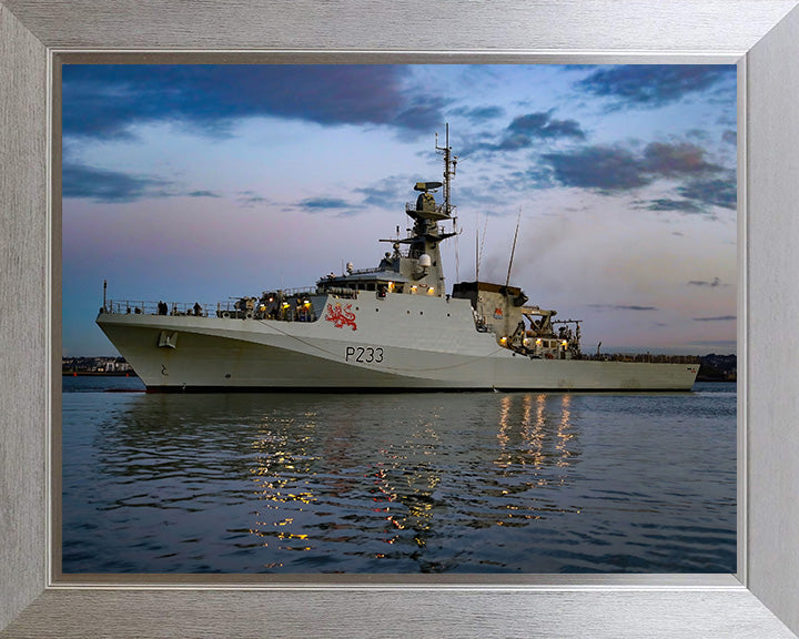 HMS Tamar P233 | Photo Print | Framed Print | River Class | Patrol Vessel | Royal Navy Hampshire Prints