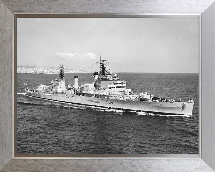 HMS Lion C34 Royal Navy Tiger class cruiser Photo Print or Framed Print - Hampshire Prints