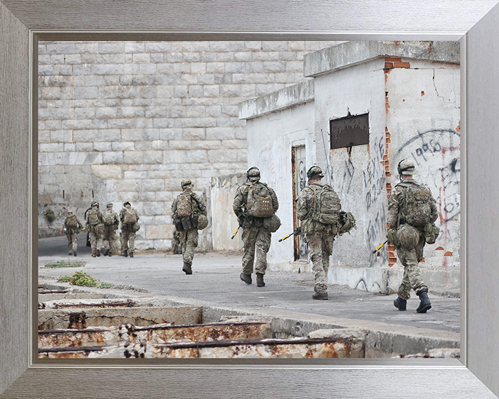 Royal Yeomanry Soldier on Exercise in Gibraltar Photo Print - British Army