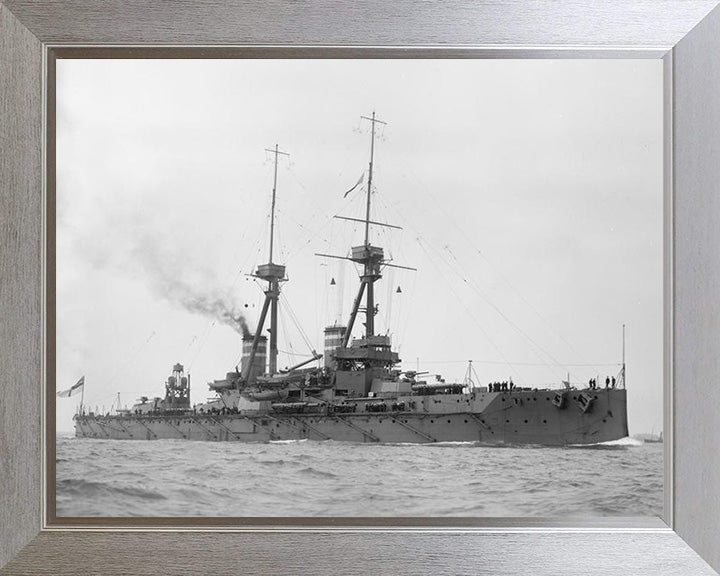 HMS Temeraire (1907) | Photo Print | Framed Print | Bellerophon Class | Battleship | Royal Navy Hampshire Prints