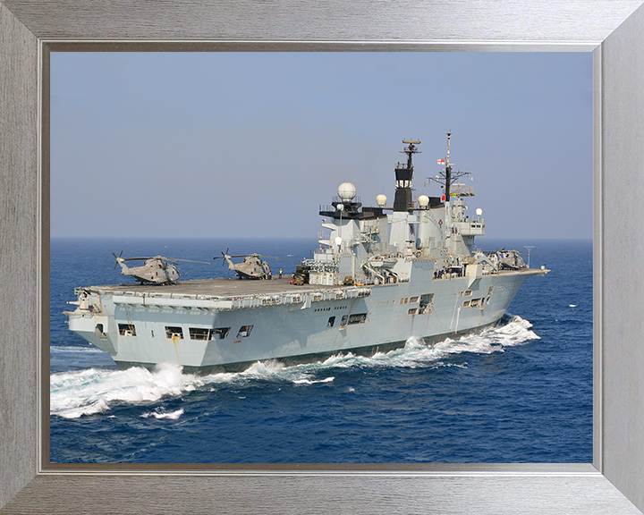 HMS Illustrious R06 | Photo Print | Framed Print | Invincible Class | Aircraft Carrier | Royal Navy Hampshire Prints
