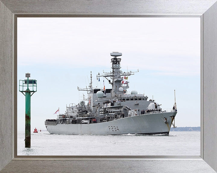 HMS Iron Duke F234 Royal Navy Type 23 frigate Photo Print or Framed Print - Hampshire Prints