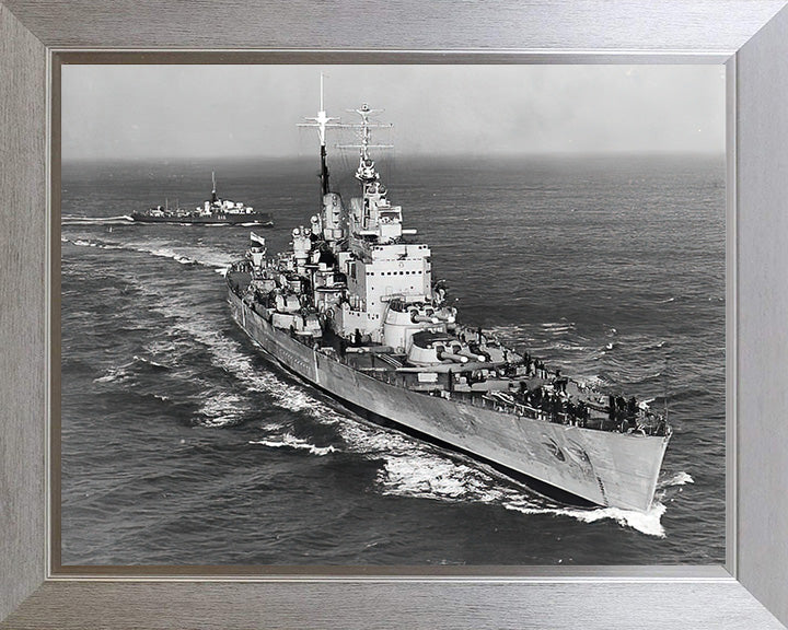 HMS Vanguard (23) Royal Navy fast battleship Photo Print or Framed Print - Hampshire Prints