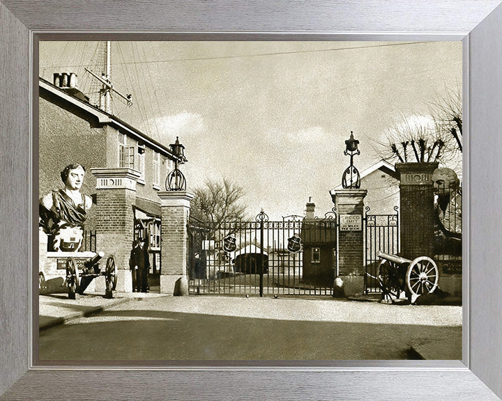 HMS Ganges Main Gate | Photo Print | Framed Print | Poster | Training Establishment | Royal Navy Hampshire Prints