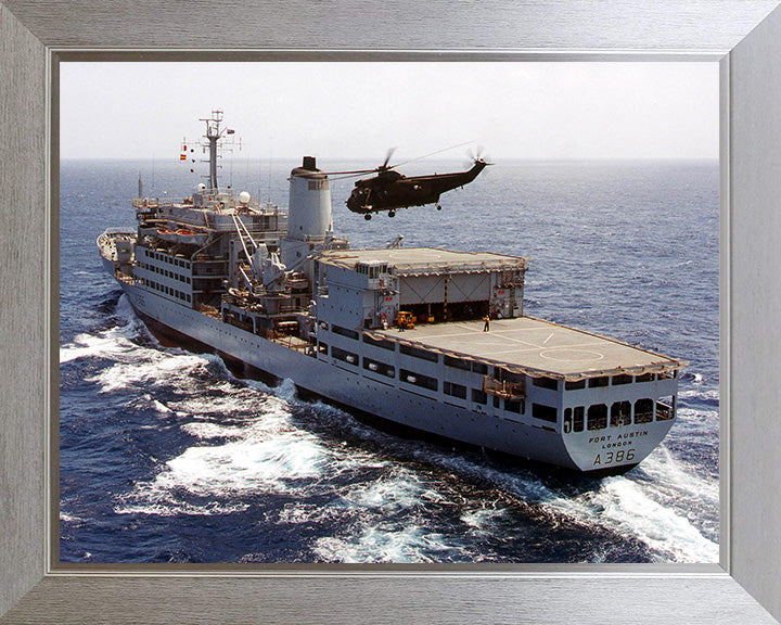 RFA Fort Austin A386 | Photo Print | Framed Print | Fort Rosalie Class | Royal Fleet Auxiliary Hampshire Prints