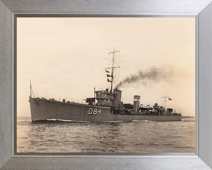 HMS Tyrian D84 | Photo Print | Framed Print | Poster | S Class | Destroyer | Royal Navy Hampshire Prints