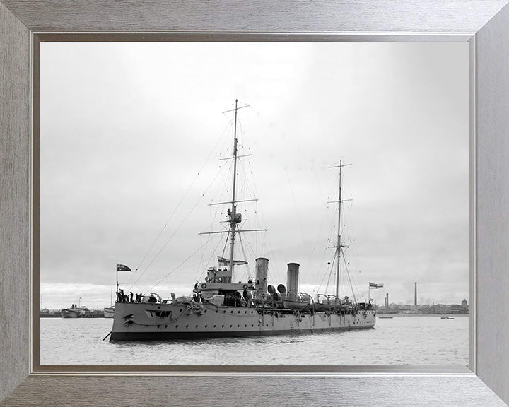 HMS Pioneer (1898) Royal Navy Pelorus class cruiser Photo Print or Framed Print - Hampshire Prints