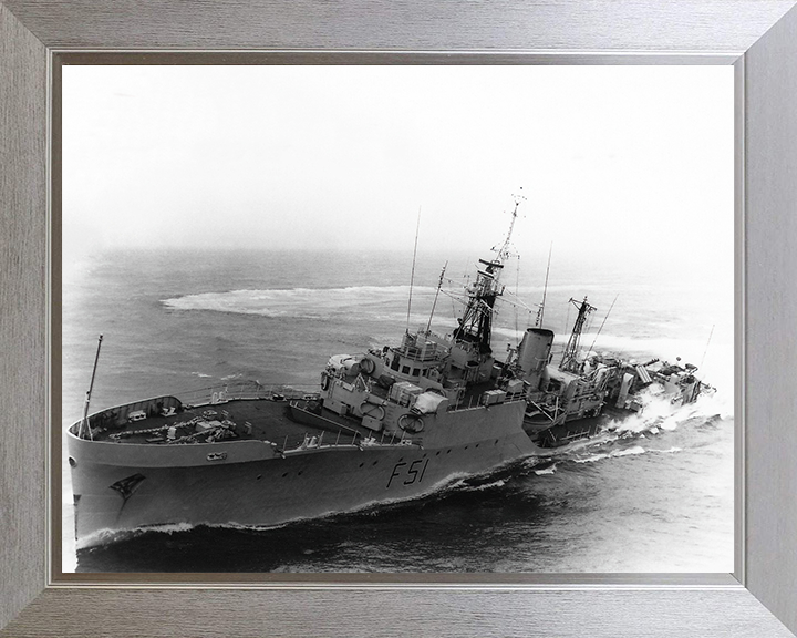 HMS Grafton F51 Royal Navy Blackwood class frigate Photo Print or Framed Print - Hampshire Prints