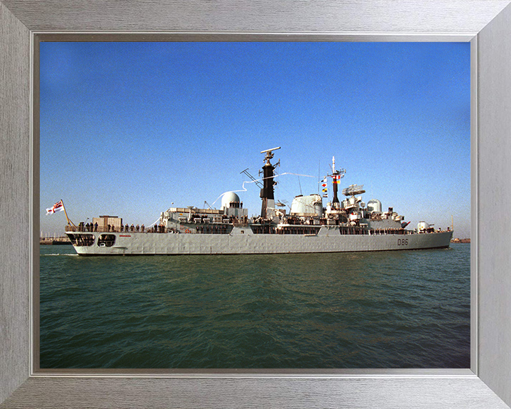 HMS Birmingham (D86) Photo Print - Paying Off 1999 - Royal Navy Type 42 destroyer