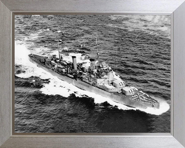 HMS Fiji (58) Royal Navy Fiji class light cruiser Photo Print or Framed Photo Print - Hampshire Prints