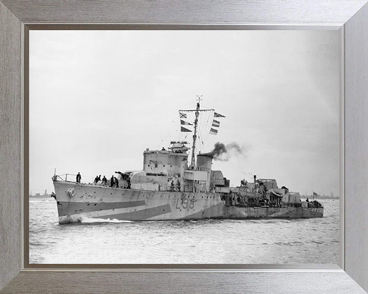 HMS Oakley L98 | Photo Print | Framed Print | Poster | Hunt Class | Destroyer | Royal Navy Hampshire Prints