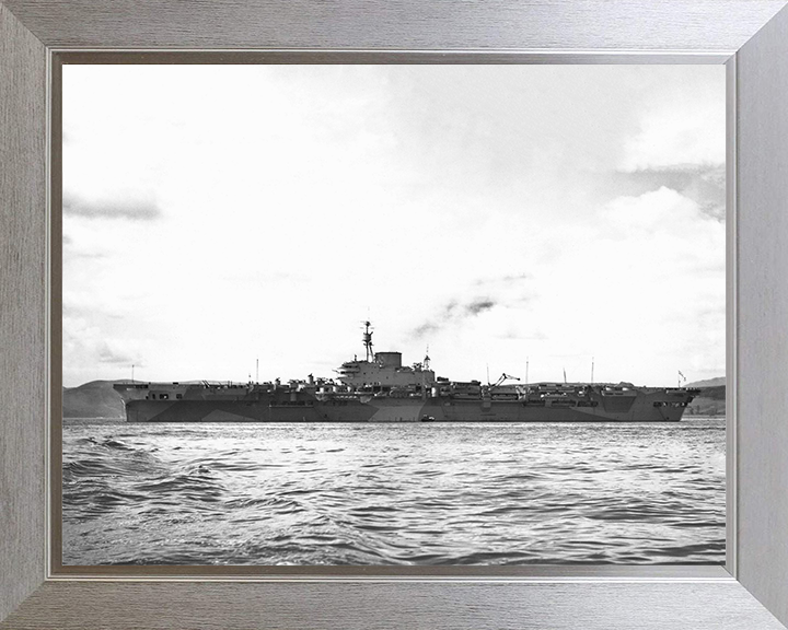 HMS Implacable R86 Royal Navy Implacable Class Aircraft Carrier Photo Print or Framed Print - Hampshire Prints