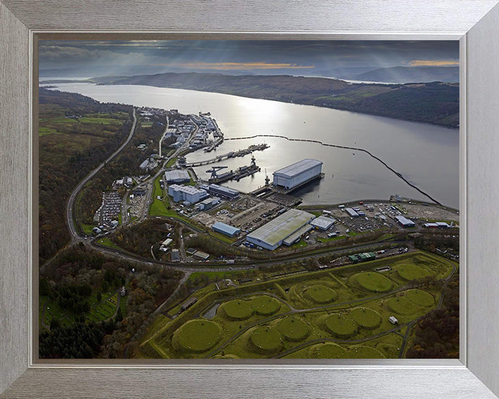 HMNB Clyde (HMS Neptune) Faslane Photo Print | Framed Print | Aerial Photo | Royal Navy Hampshire Prints