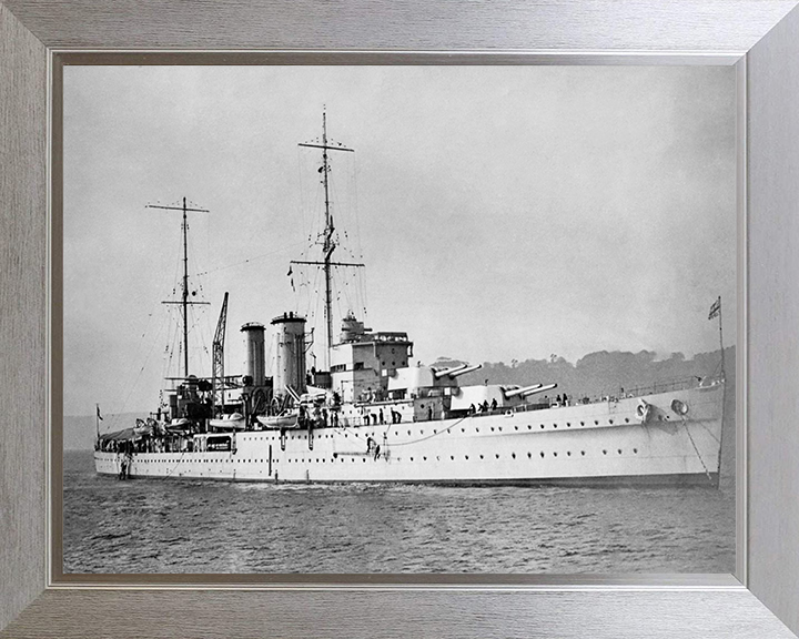 HMS Exeter (68) Royal Navy York Class heavy cruiser Photo Print or Framed Print - Hampshire Prints