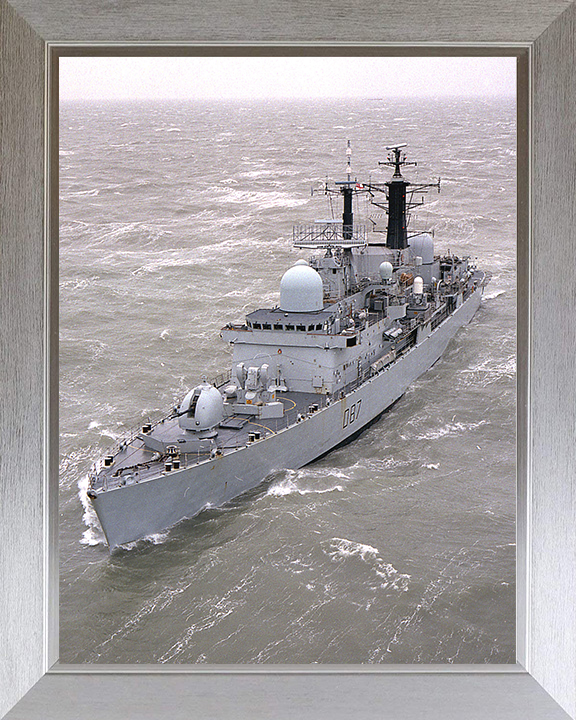 HMS Newcastle (D87) Photo Print - At Sea 1999 - Royal Navy Type 42 Destroyer
