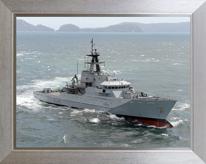 HMS Mersey P283 Royal Navy River class patrol vessel Photo Print or Framed Photo Print - Hampshire Prints