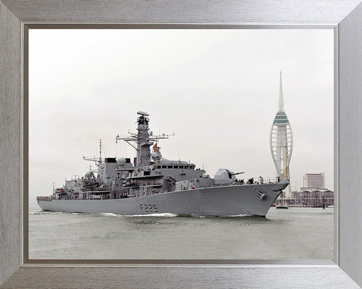 HMS Lancaster F229 Royal Navy Type 23 frigate Photo Print or Framed Print - Hampshire Prints