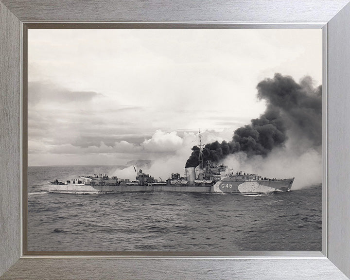 HMS Quail G45 | Photo Print | Framed Print | Q Class | Destroyer | Royal Navy Hampshire Prints