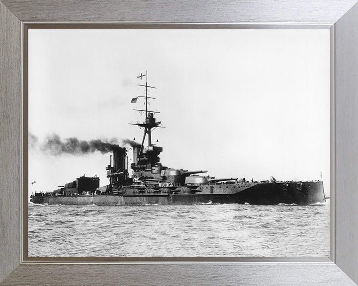 HMS Iron Duke (1912) Royal Navy dreadnought battleship Photo Print or Framed Print - Hampshire Prints