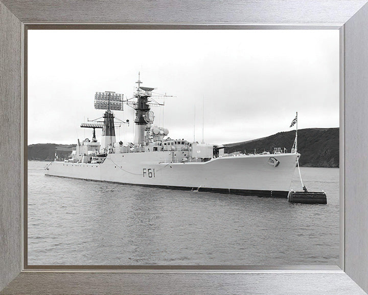 HMS Llandaff F61 Royal Navy Salisbury class Frigate Photo Print or Framed Print - Hampshire Prints