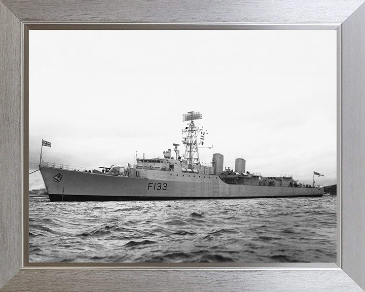 HMS Tartar (F133) Photo Print - At Anchor 1962 - Royal Navy Tribal Class Frigate