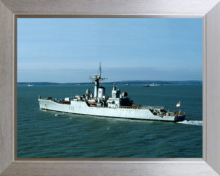 HMS Falmouth F113 Royal Navy Rothesay Class Frigate Photo Print or Framed Print - Hampshire Prints