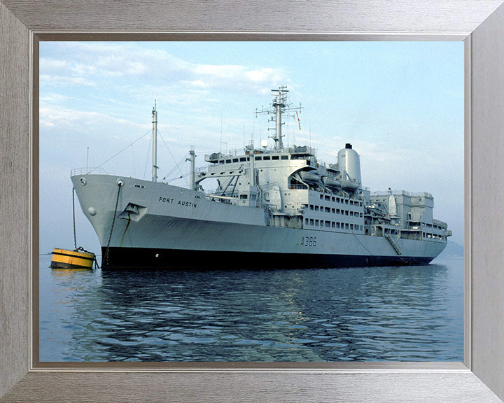 RFA Fort Austin A386 | Photo Print | Framed Print | Fort Rosalie Class | Royal Fleet Auxiliary Hampshire Prints