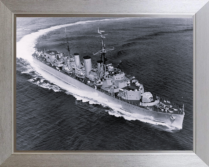 HMS Apollo (M01) Photo Print - At Sea - Royal Navy Abdiel Class Minelayer Posters, Prints, & Visual Artwork Hampshire Prints 10 x 8 Silver Frame No